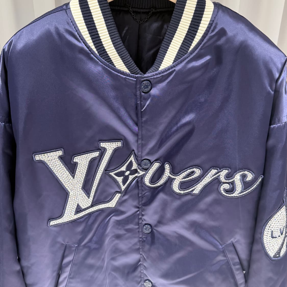 60 / 루이비통 리버스 베이스볼 퍼렐 블루종 자켓 / 미사용 상품이미지2