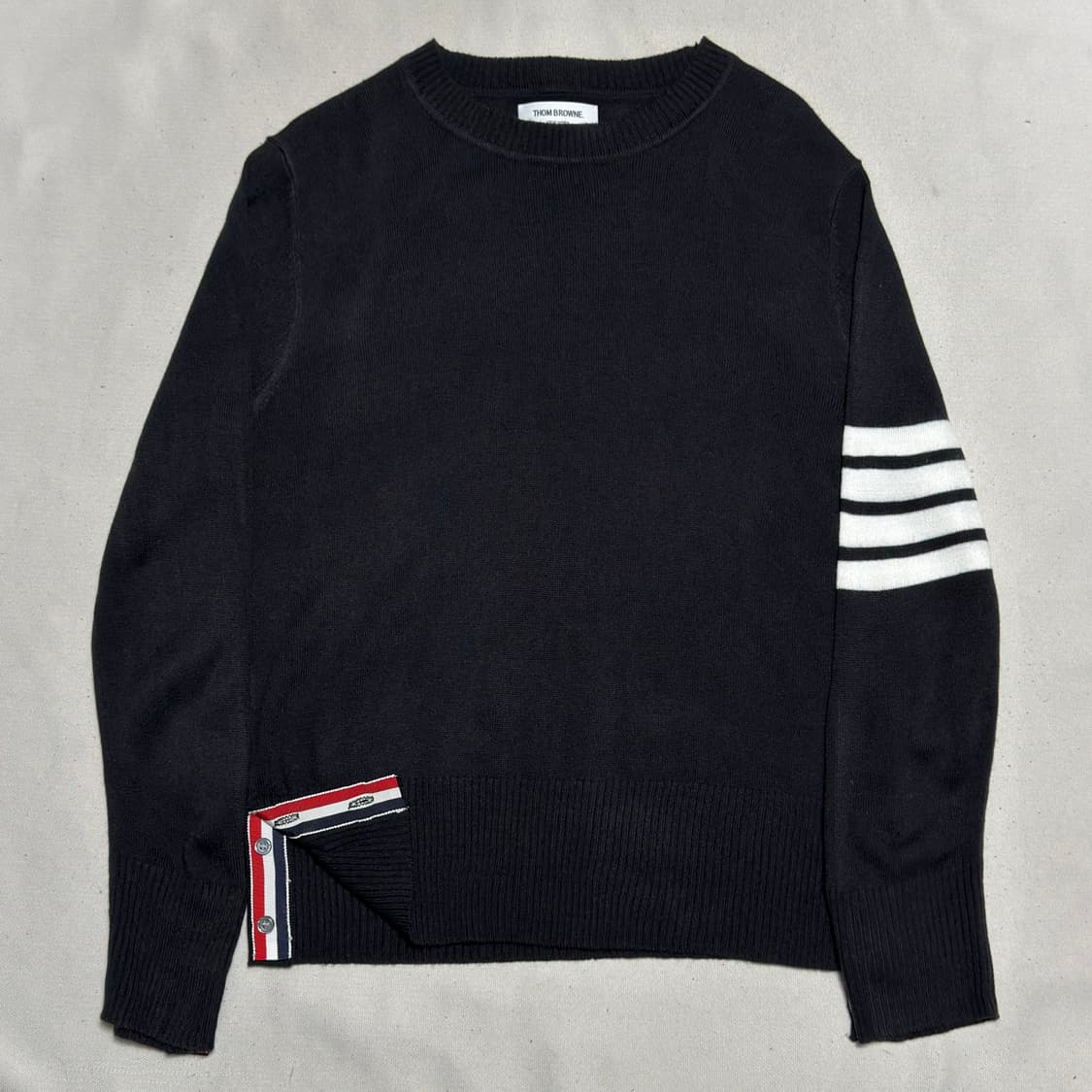 2 톰브라운 스코틀랜드 사선 완장 니트  상품이미지2