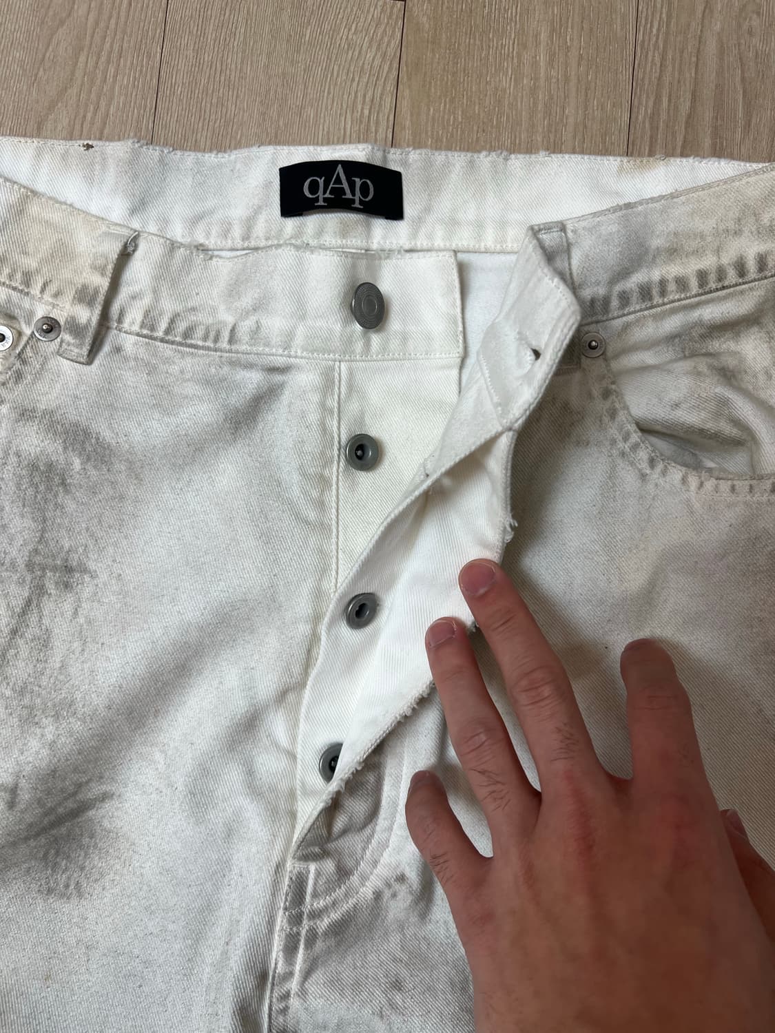 QAP 더티 크림 배기 팬츠 2 사이즈 상품이미지3