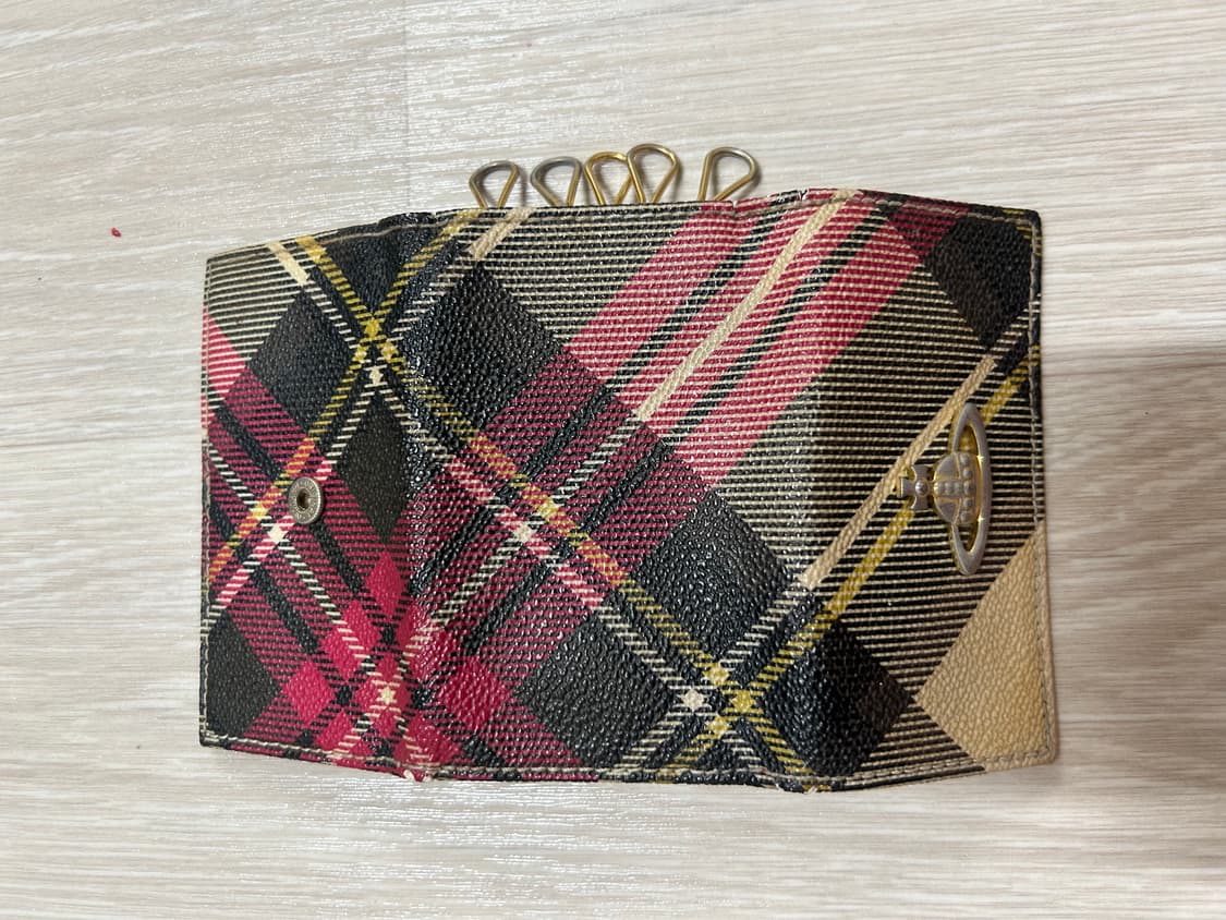 비비안웨스트우드 키지갑 키홀더 체크 상품이미지3