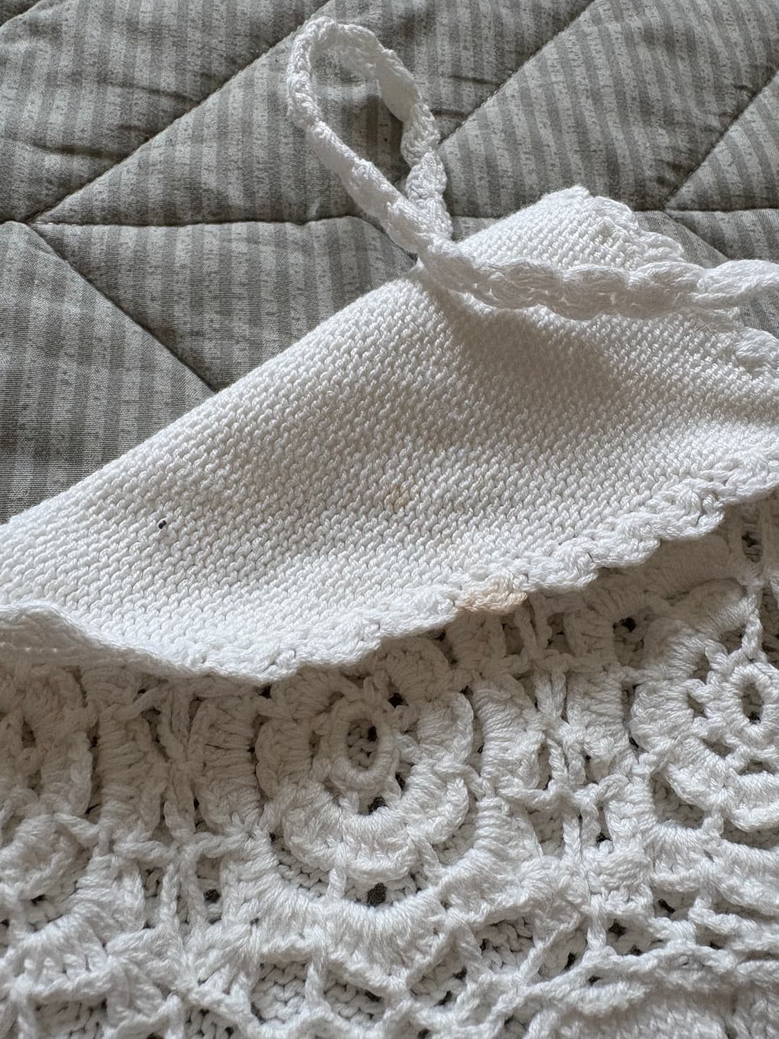 화이트 니트 슬리브리스 상품이미지6