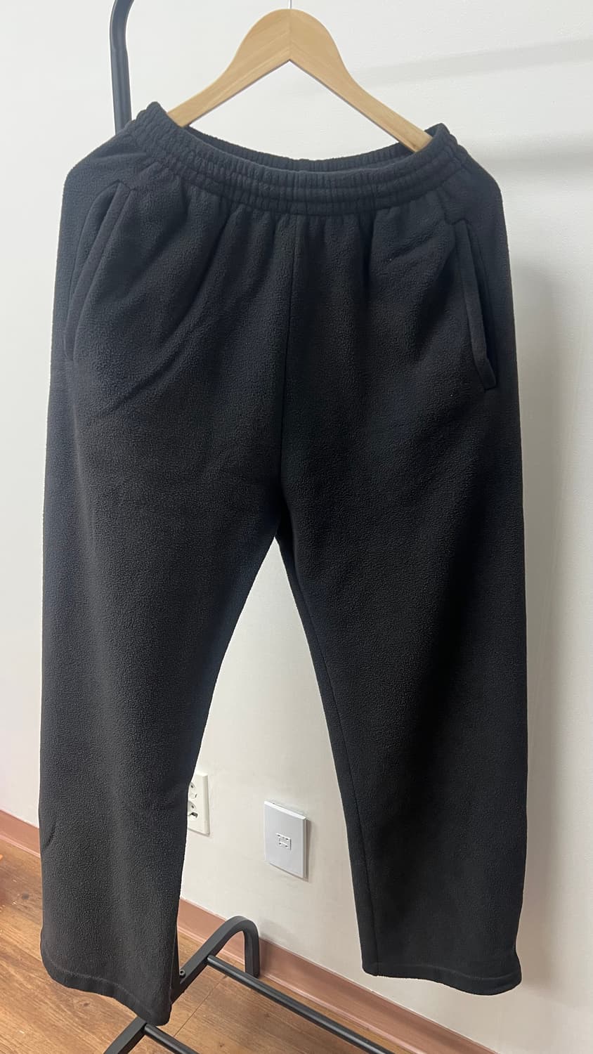 (새상품)이지갭 폴라플리스 팬츠 블랙XS 상품이미지1