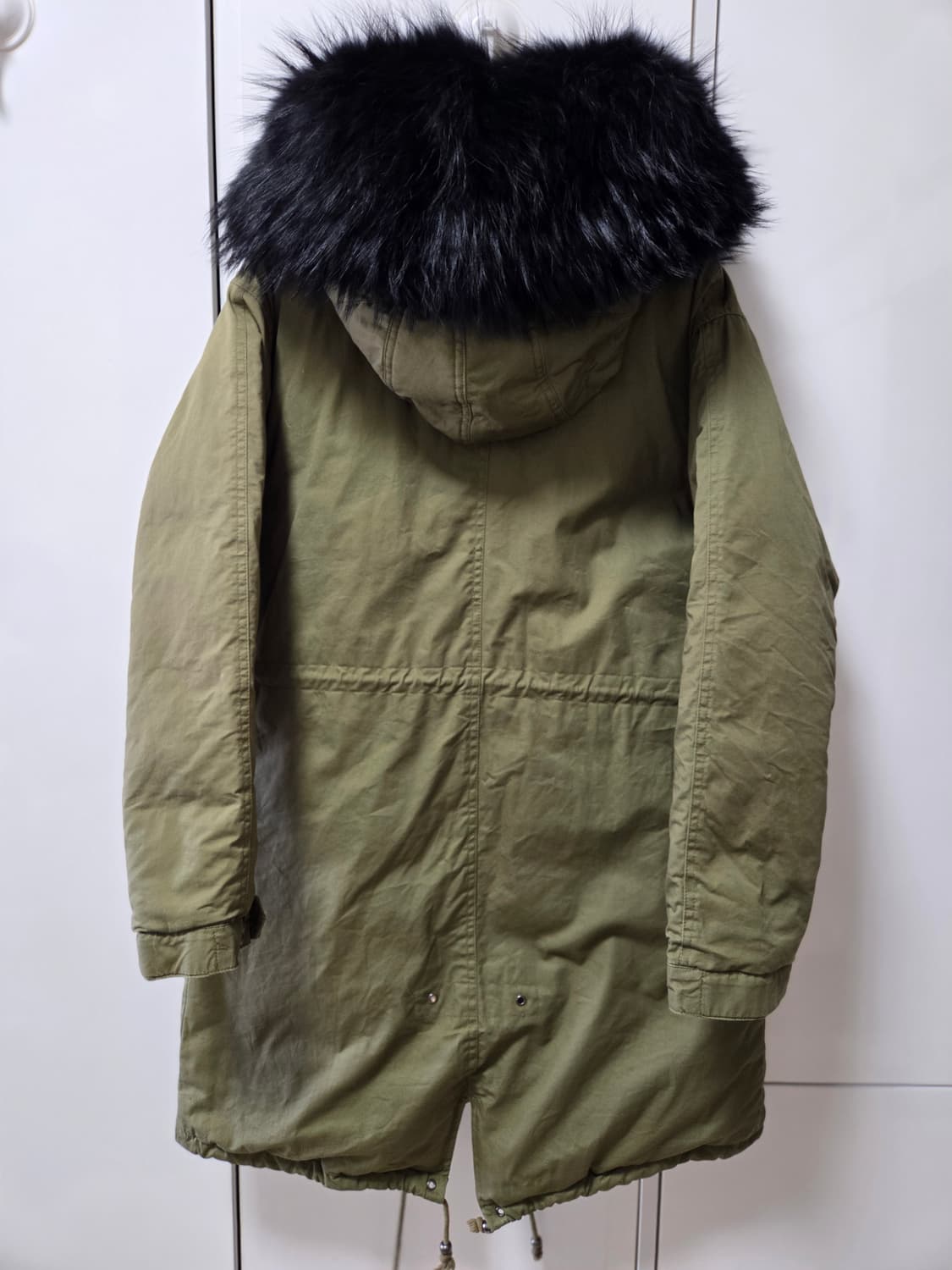 에비뉴서울 라쿤퍼 다운 야상 상품이미지2