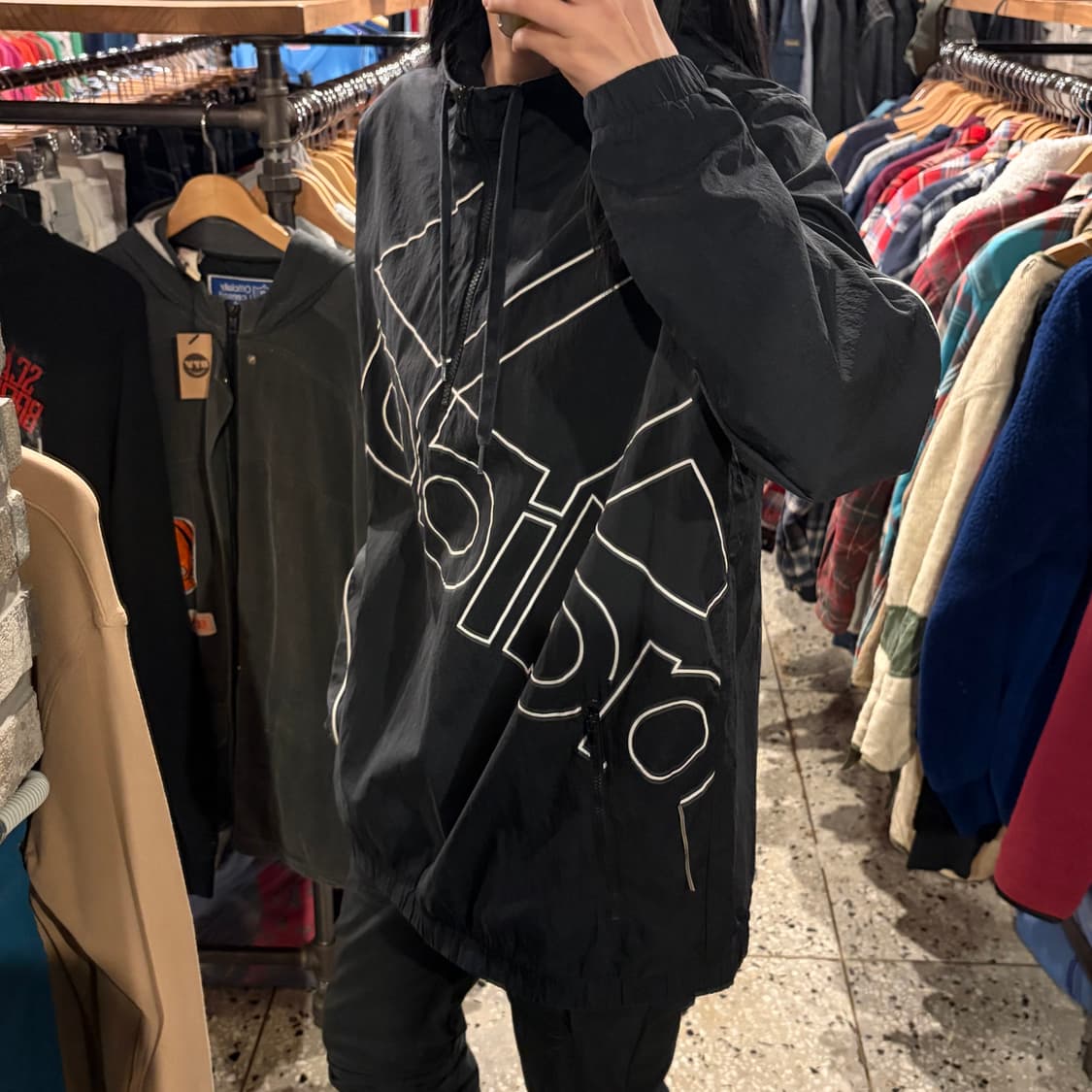 adidas 아디다스 스포츠 바람막이 웜업 상품이미지3