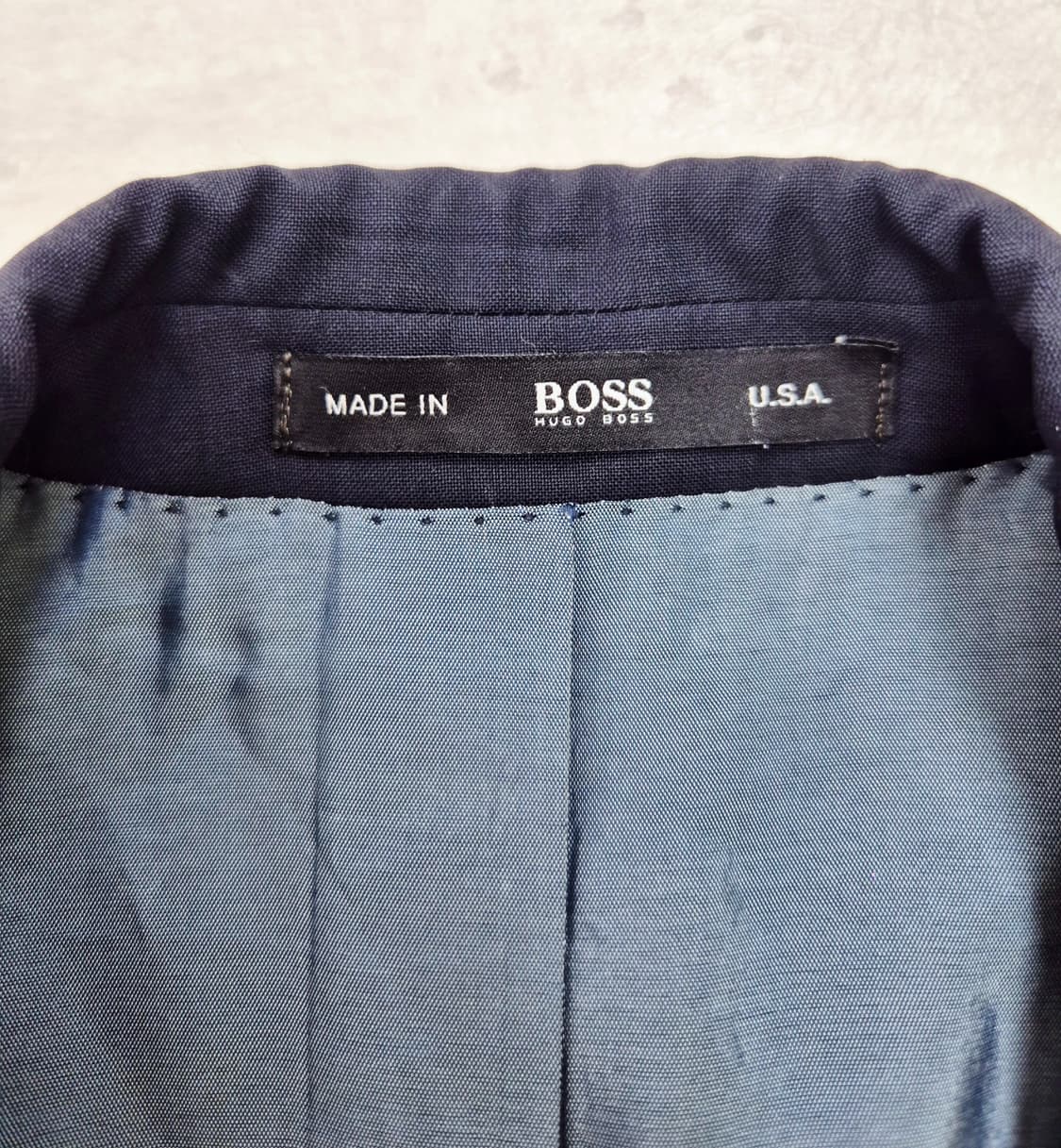 HUGO BOSS 네이비 수트 자켓 36R 상품이미지5