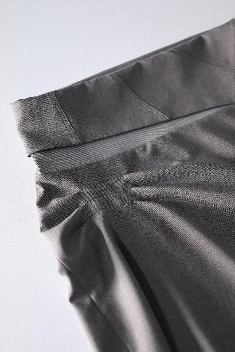 Ulika sanctus Brace Pintuck Skirt Beige 상품이미지3