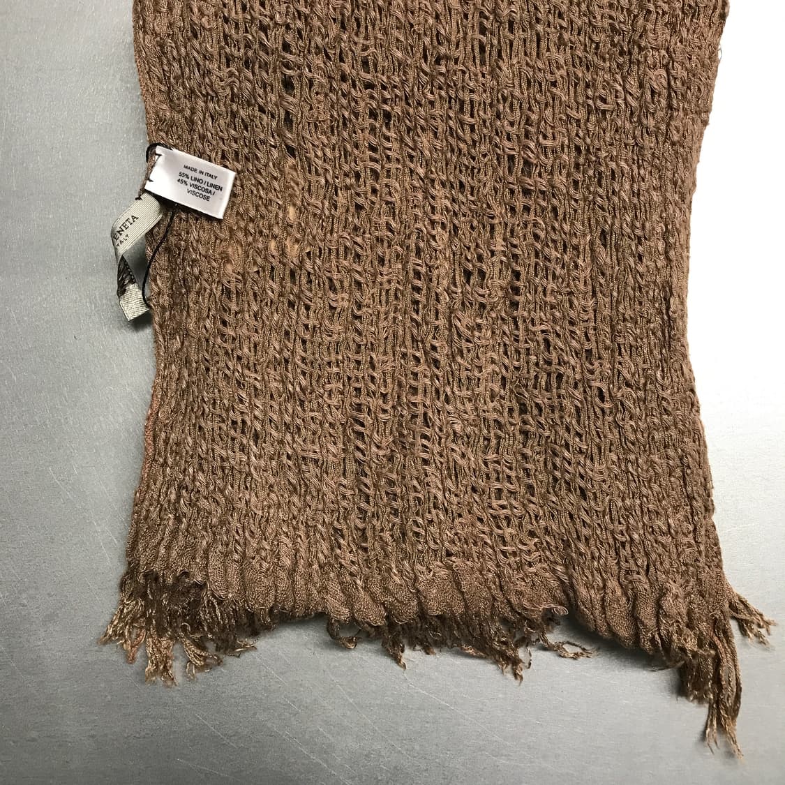 보테가베네타 린넨 혼방 머플러 상품이미지3