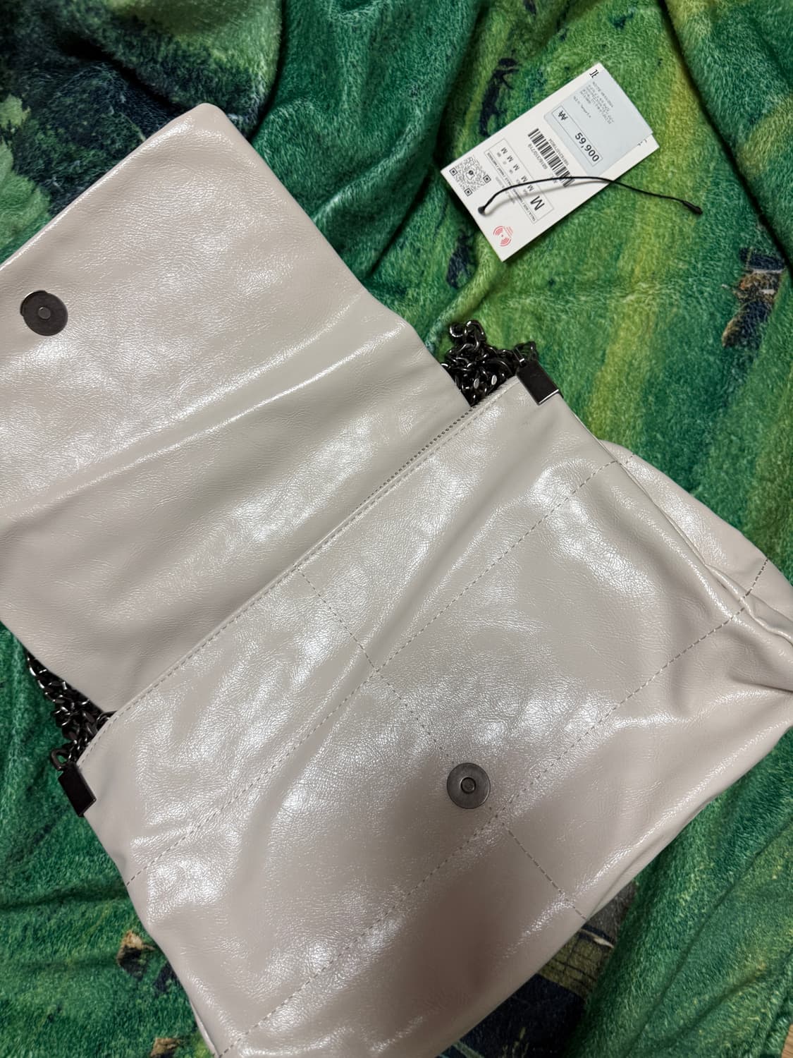 자라 유나백 락플랩 숄더백 크림 상품이미지3