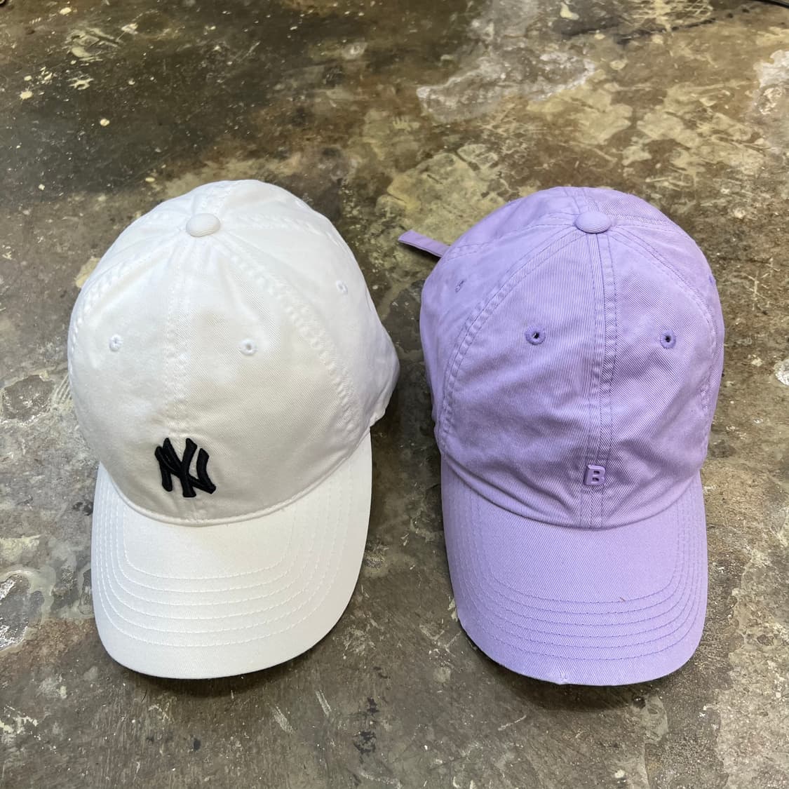 엠엘비 MLB 뉴욕양키스 볼캡 NBA B로고 야구모자 2개 일괄 남여공용 상품이미지1
