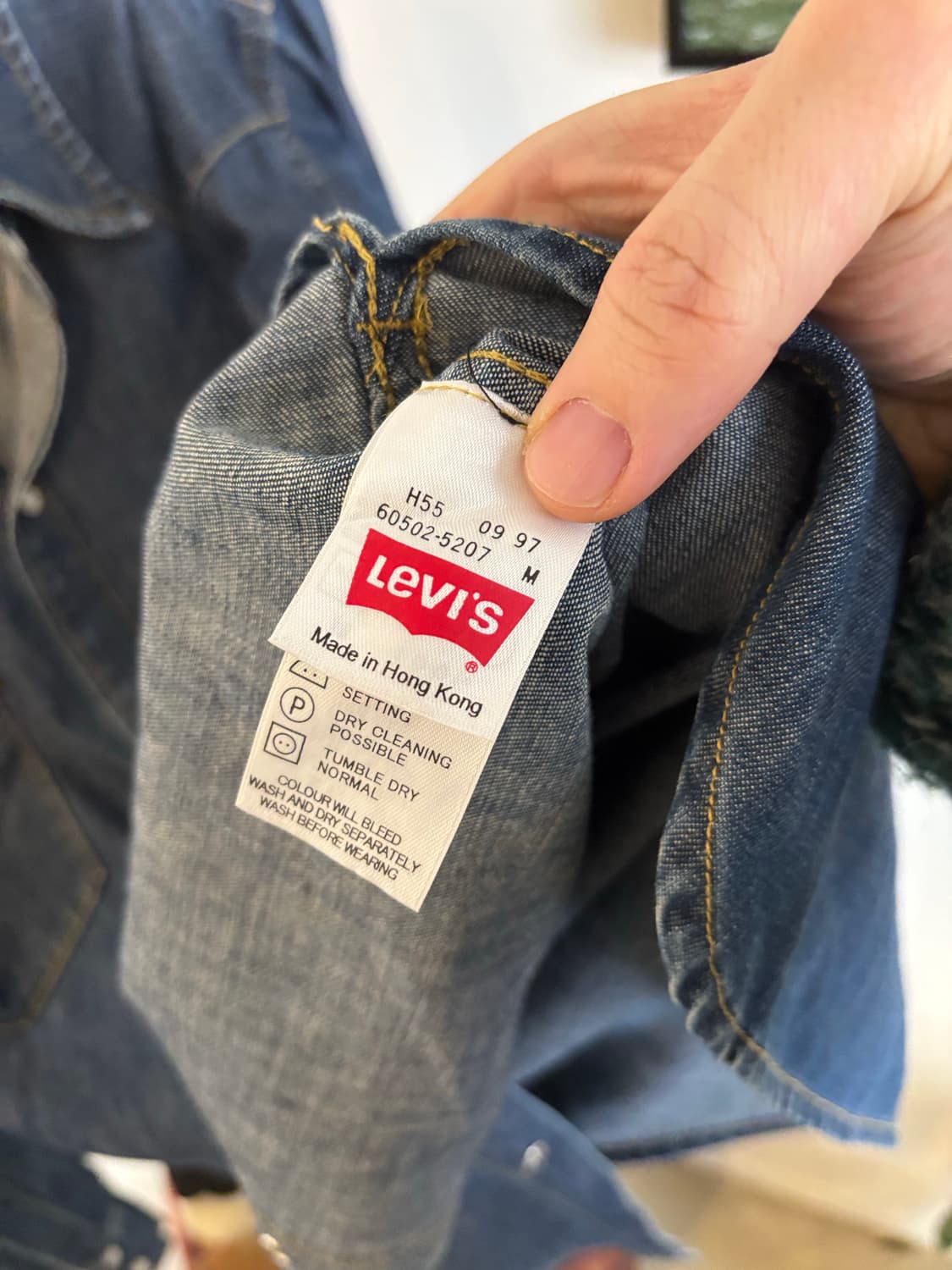 리바이스 데님 셔츠 상품이미지6