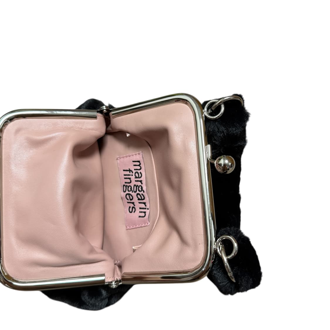 마가린핑거스 에코 퍼 미니백 블랙 가방 상품이미지5