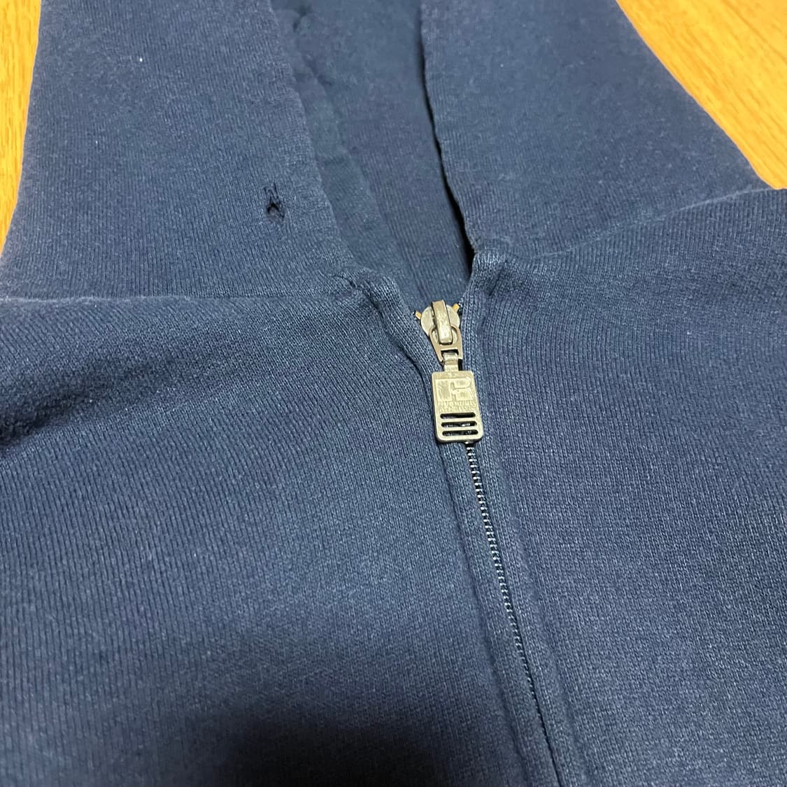 [L] 90s 빈티지 러셀 후드집업 네이비 상품이미지3