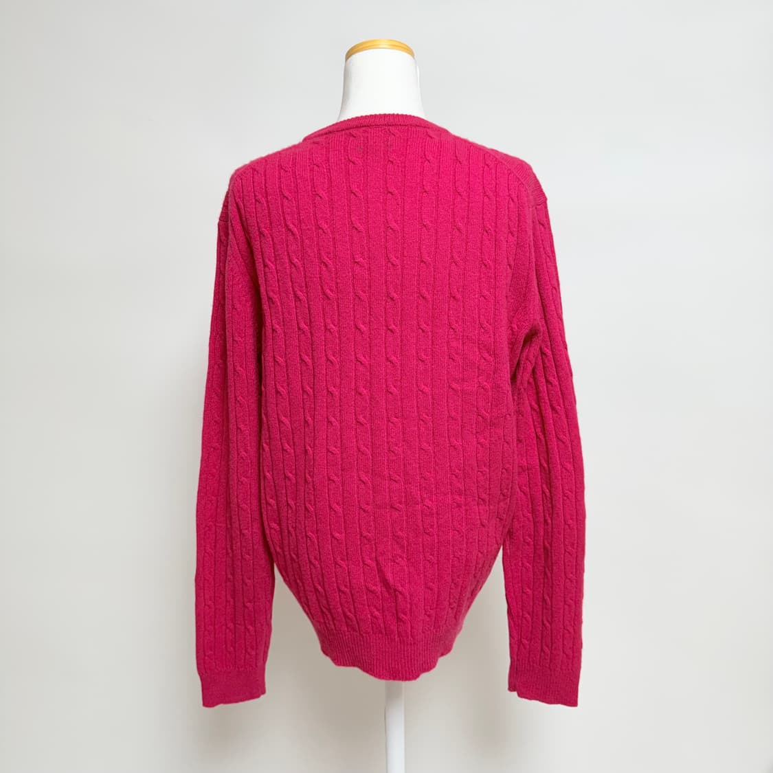 헨리코튼 울 100% 케이블 니트 M 상품이미지3