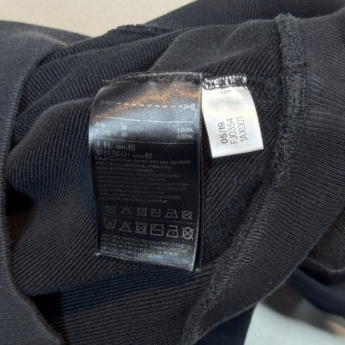 L) Y-3 요지야마모토 아디다스 블랙 후드티 상품이미지6