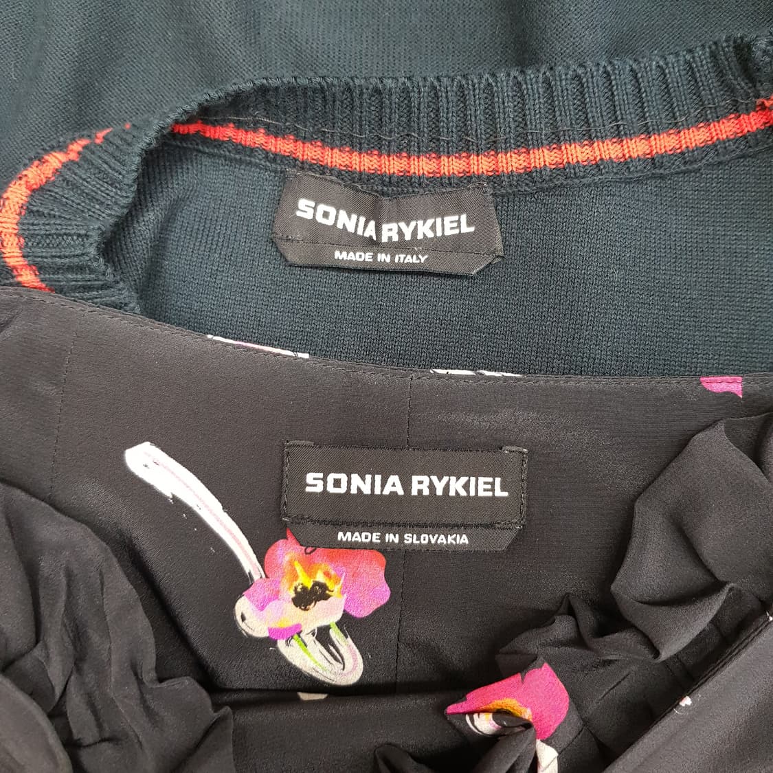 소니아 리키엘 플라워 프린트 투피스 세트 S사이즈 상품이미지9