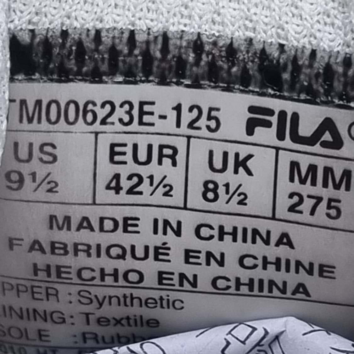 휠라 코트디럭스  벨크로 남성 스니커즈 275 상품이미지6