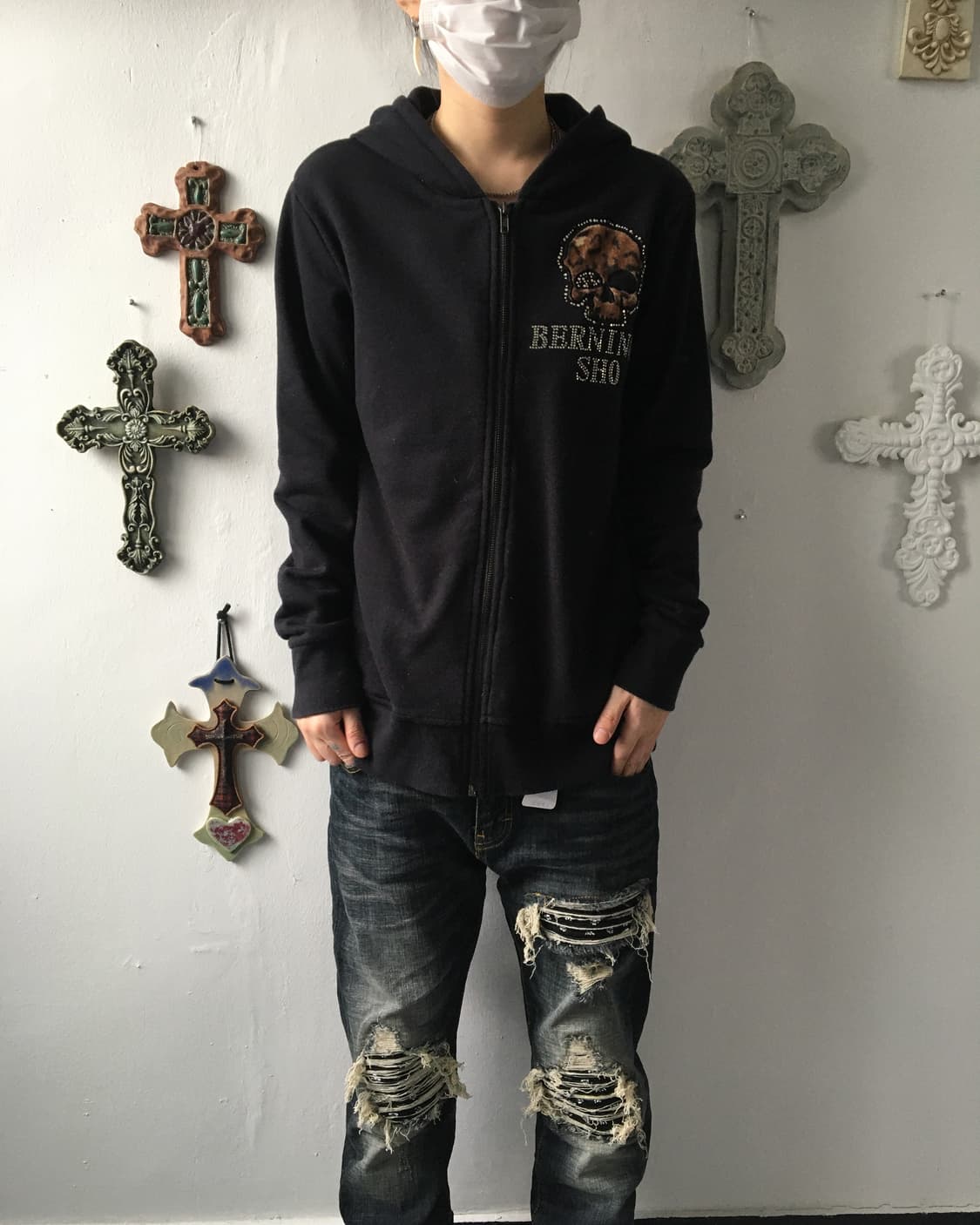 Berning sho hood zip up 상품이미지6