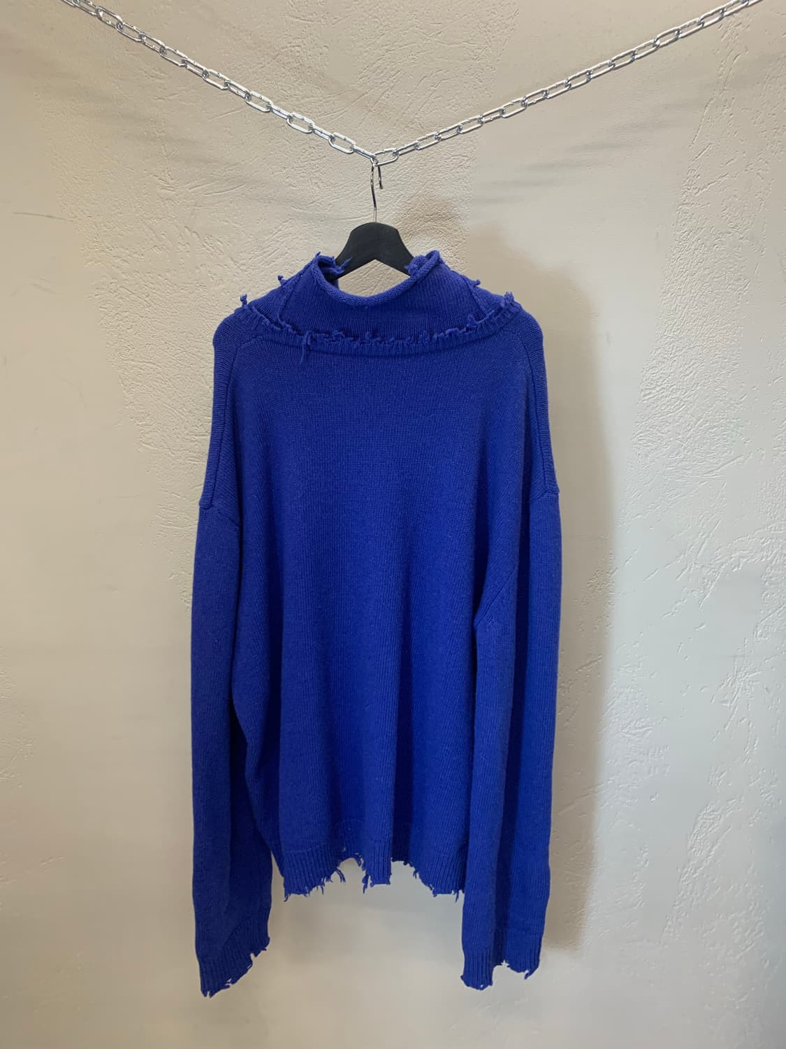 베트멍 디스트레스드 유로 니트 상품이미지3