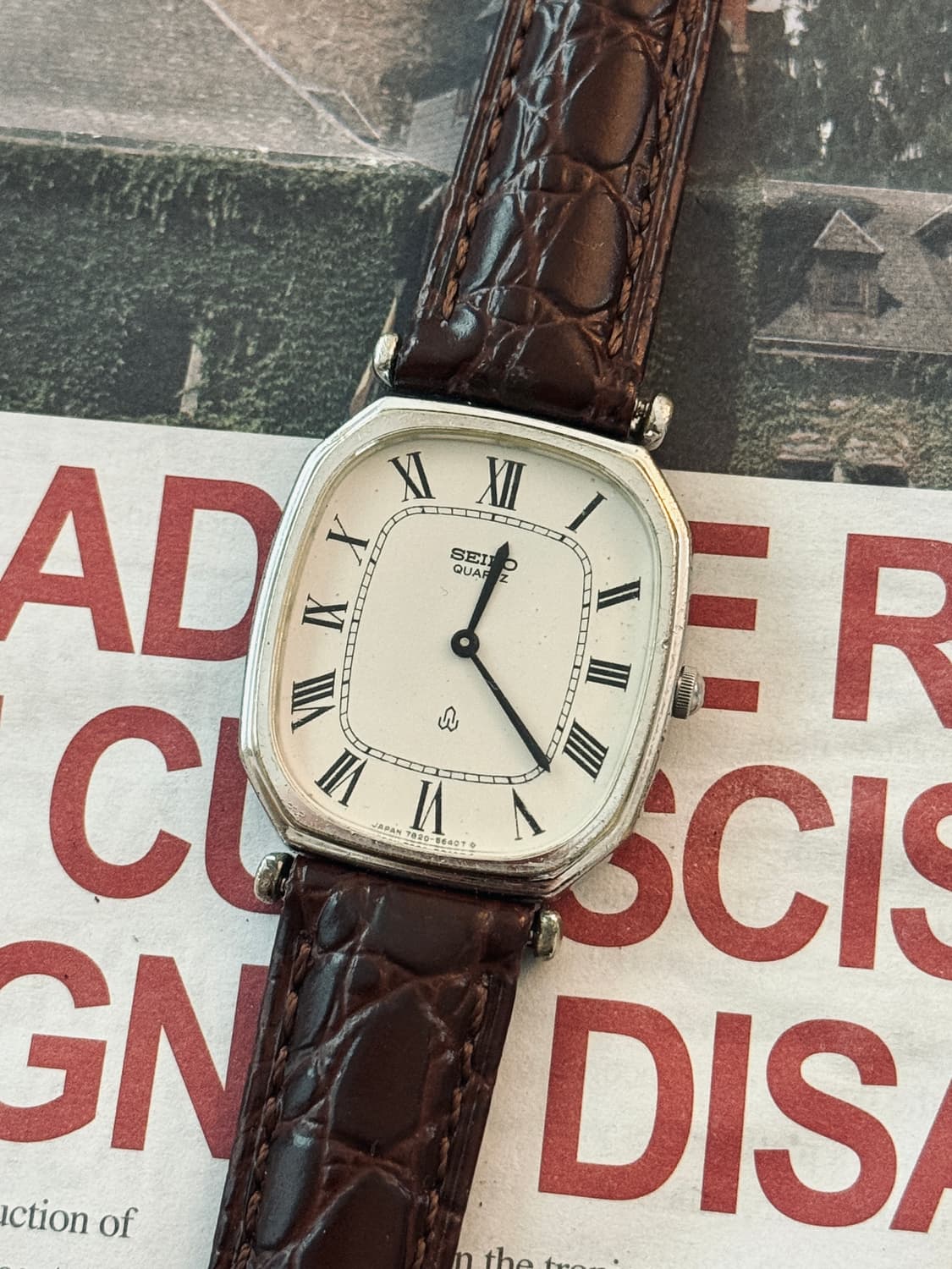 Seiko 세이코 로만 인덱스 스퀘어 쿼츠 상품이미지1