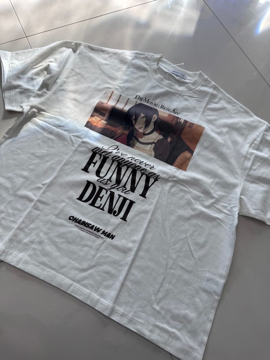 REZE PRINT TEE 체인소맨 리즈 프린트 티셔츠 상품이미지1