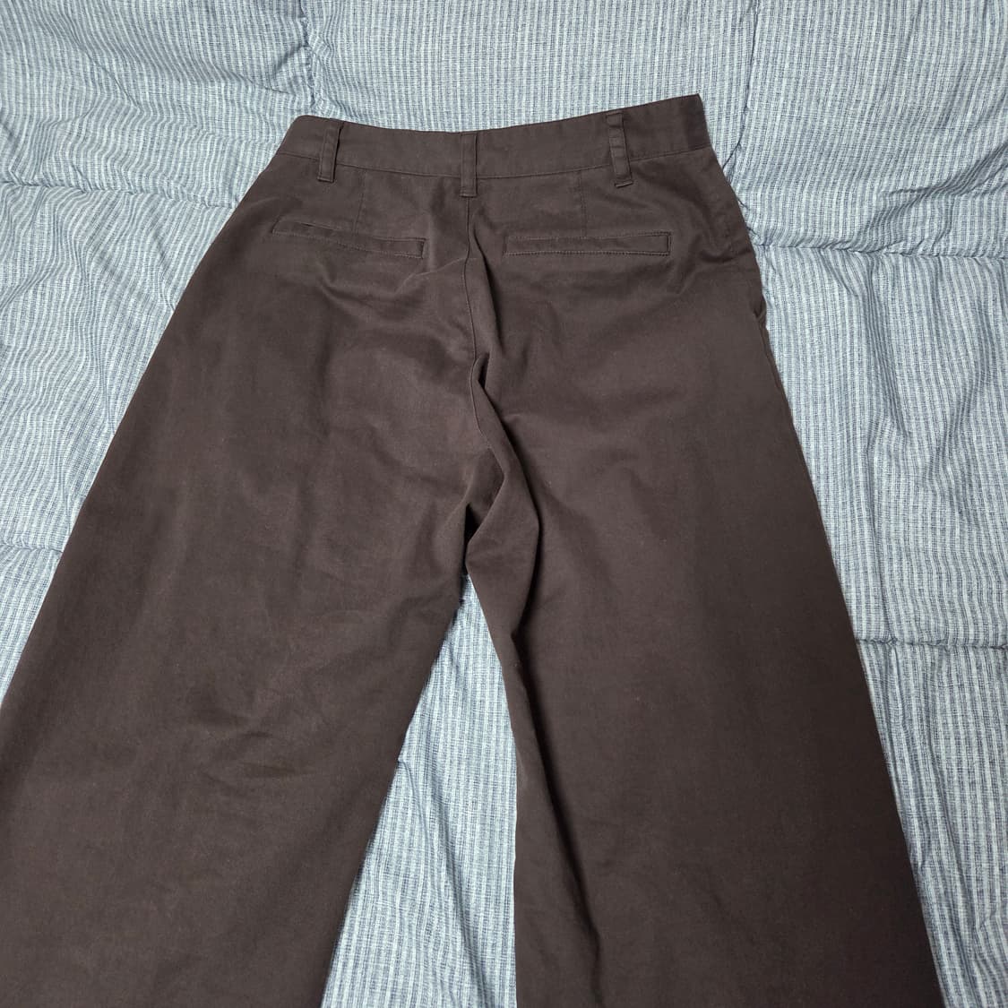 벨리에 미드 와이드 치노 팬츠 브라운 30 상품이미지7
