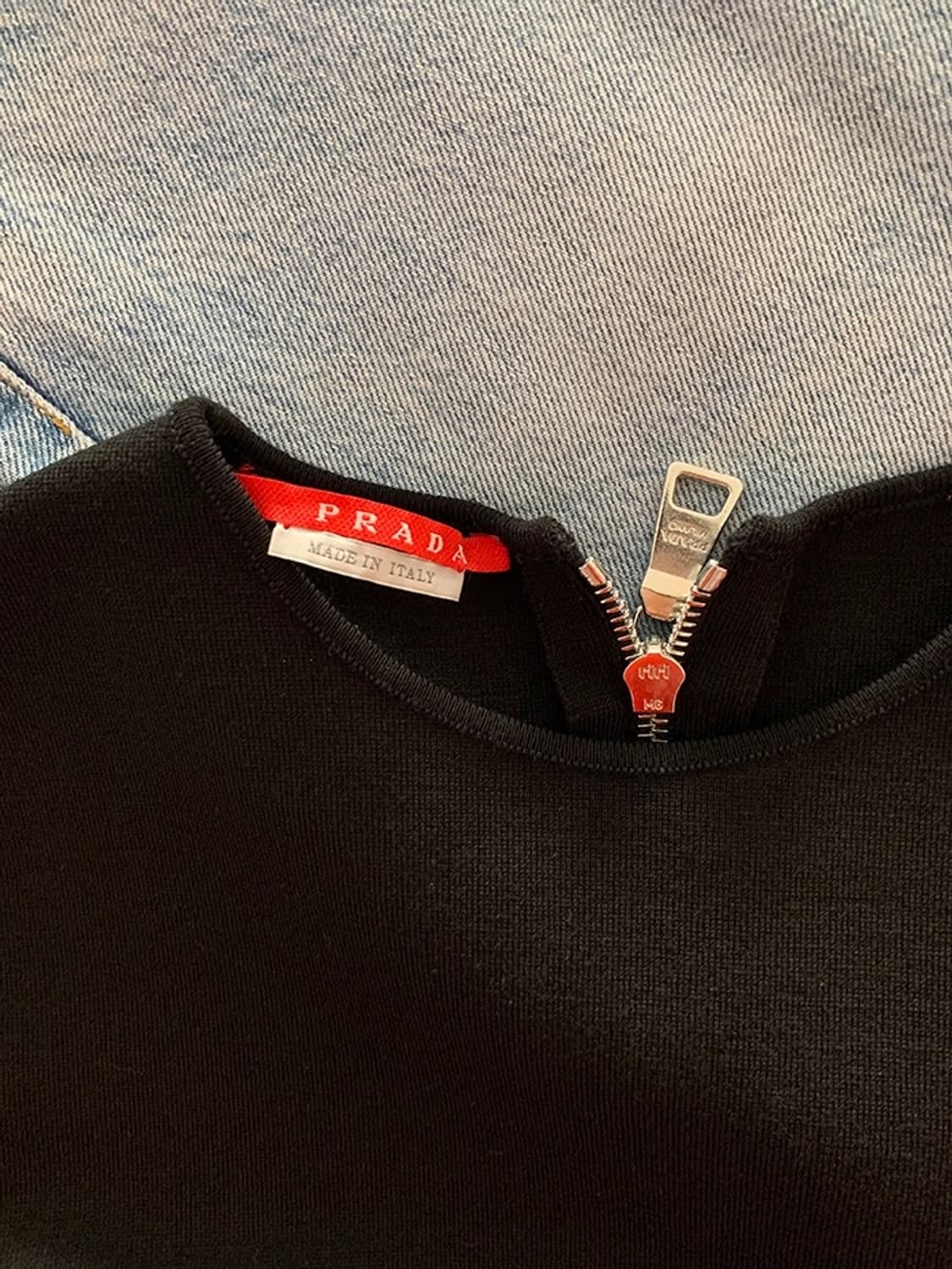 00's "Prada" wool Dress 상품이미지6