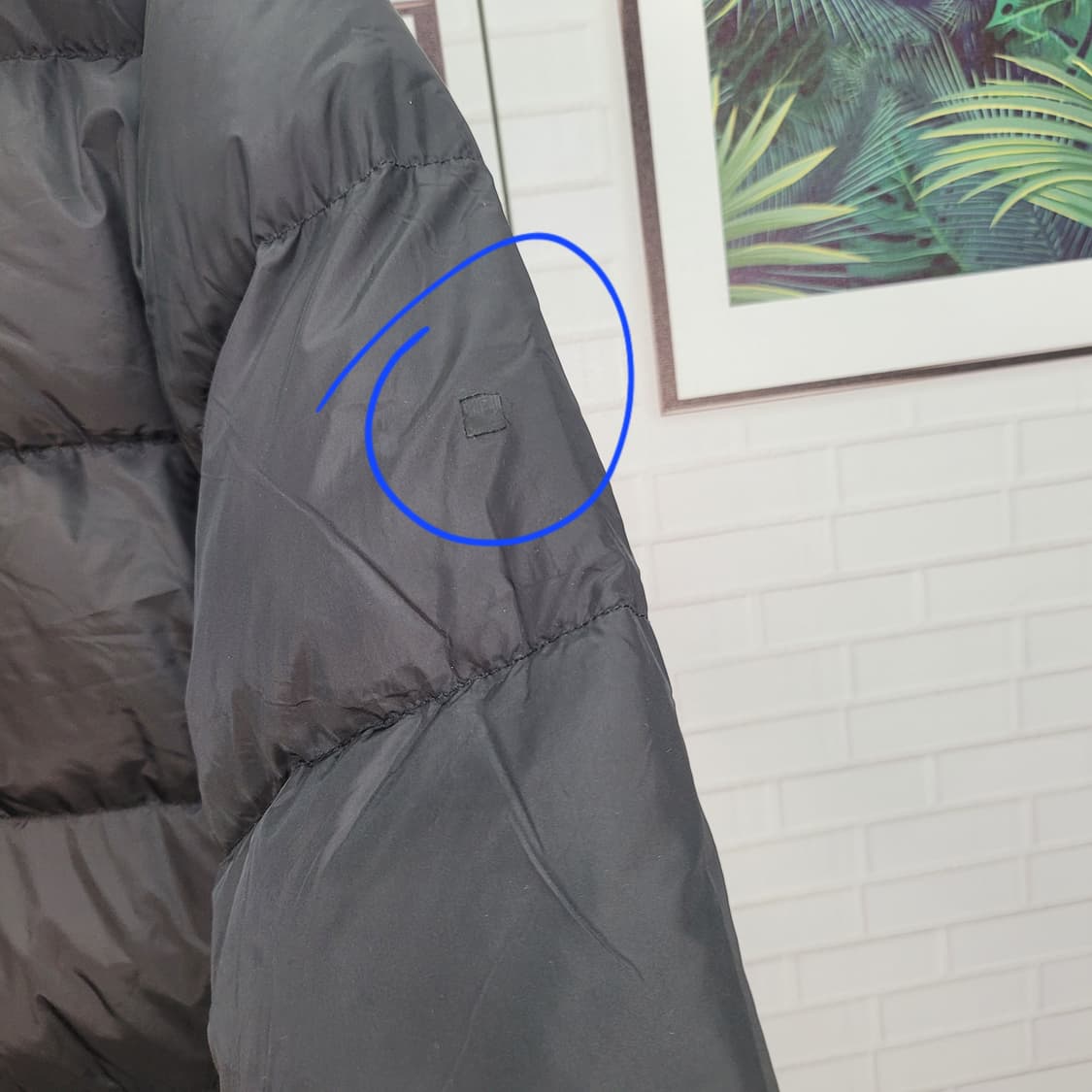 디스퀘어드 콤마이너 스틸로고 덕다운 숏 패딩 48사이즈 상품이미지10