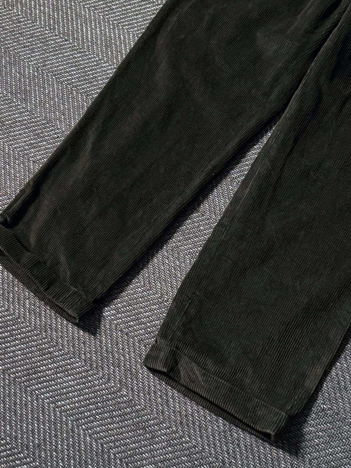 (38) 90s 브룩스 브라더스 엘리엇 투턱 코듀로이 팬츠 상품이미지5