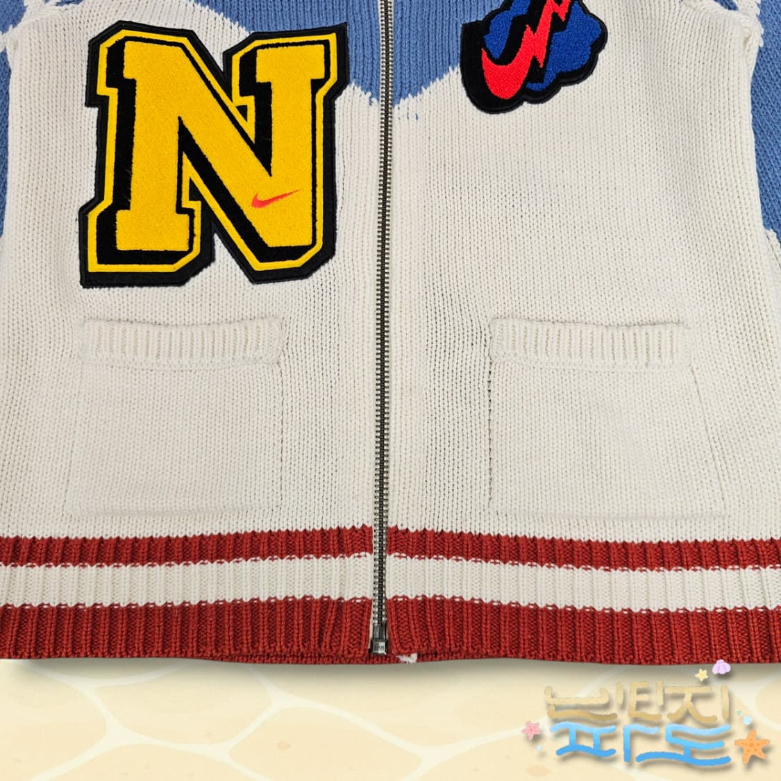  M 나이키 NSW 필나이트 프로클럽 니트집업 상품이미지3
