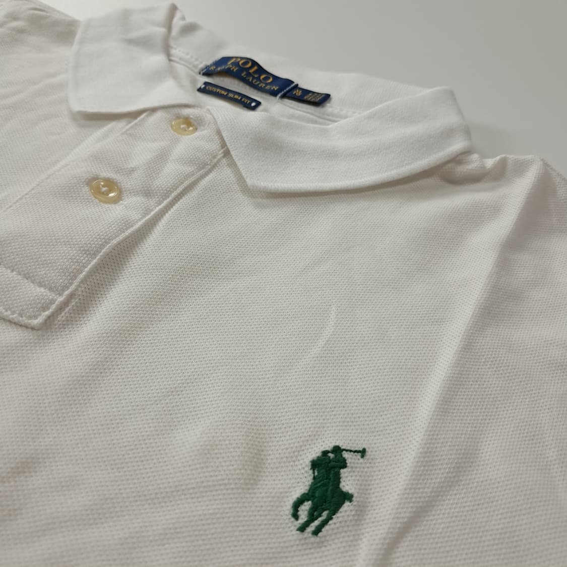CK380 XL 폴로 커스텀슬림핏 화이트 칼라 반팔 티셔츠 상품이미지4