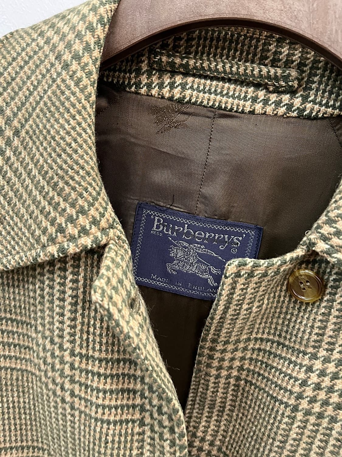 여) 버버리 올리브그린 카멜100% 발마칸코트  상품이미지7