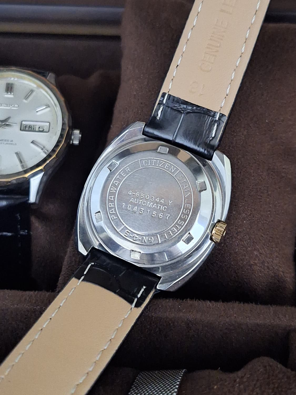 시티즌 70s 빈티지 오토매틱 스퀘어드 시계 판매합니다 상품이미지4