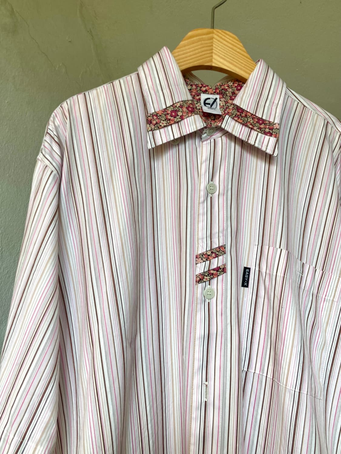 패턴 포인트 박시핏 셔츠 상품이미지2