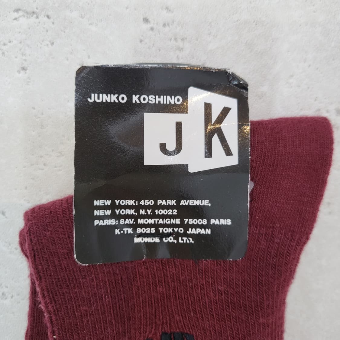 JPN JUNKO KOSHINO 프리미엄 삭스 상품이미지3
