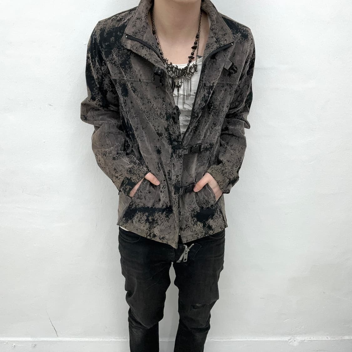 Bernings sho distressed buckle jacket 상품이미지1