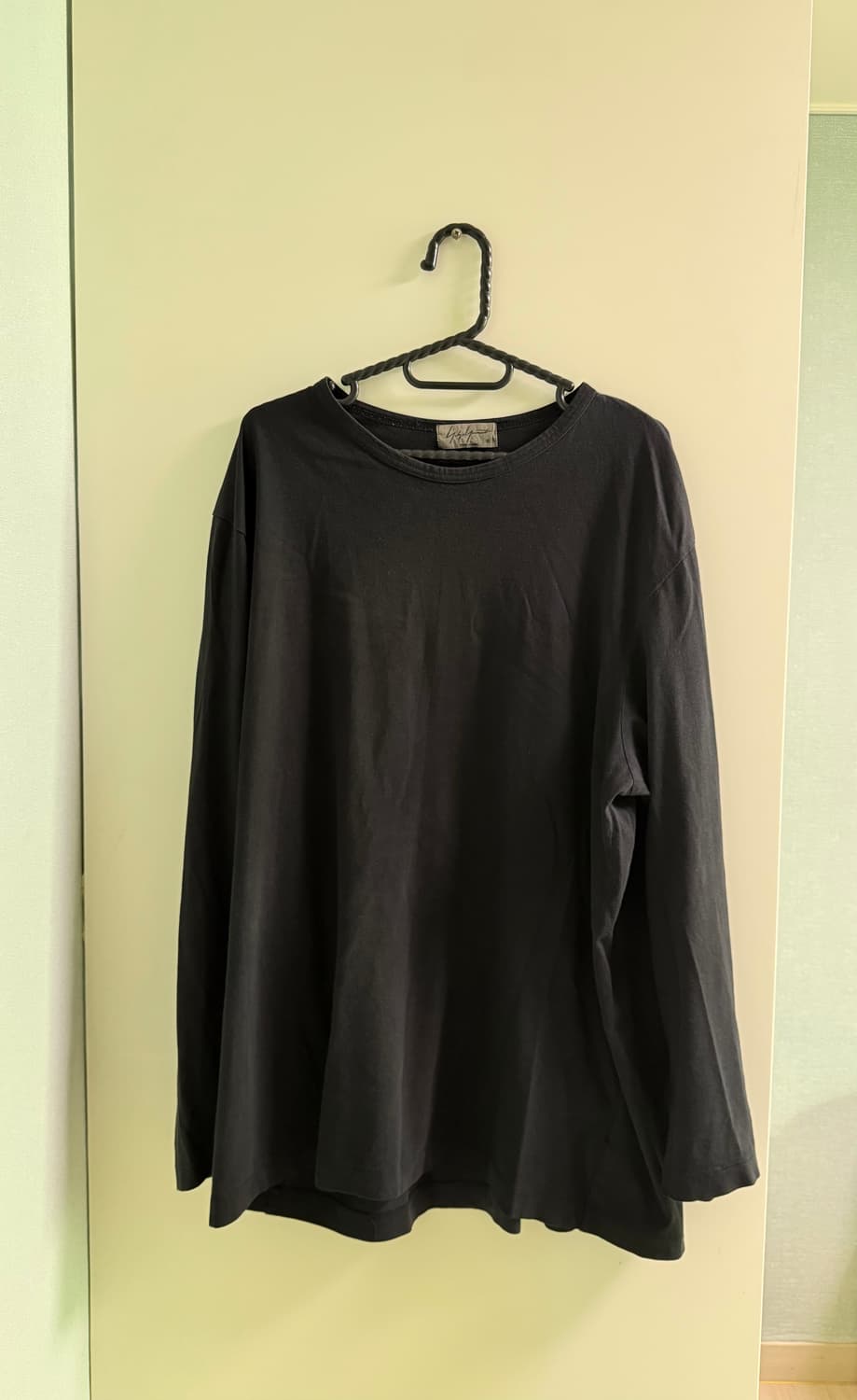 요지야마모토 pourhomme 17ss 스태프 롱슬리브 상품이미지1