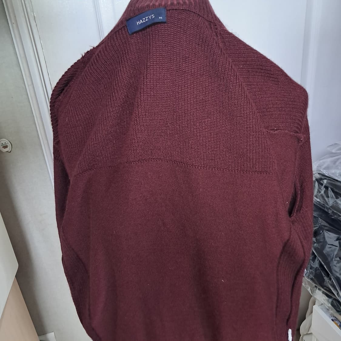 헤지스 남성 니트 집업 가디건 95 상품이미지8