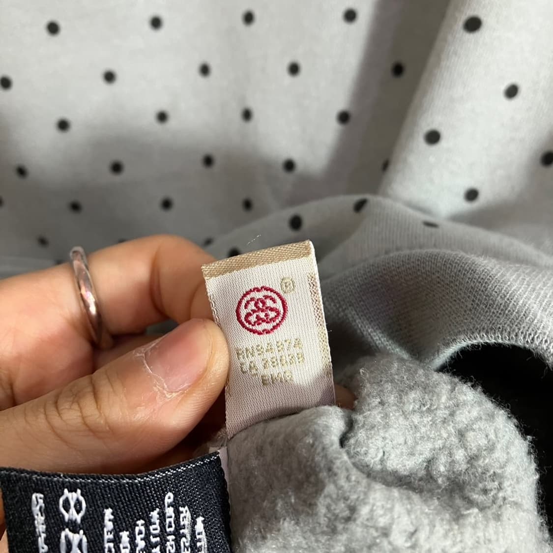 스투시 빅로고 도트 후드티 상품이미지8