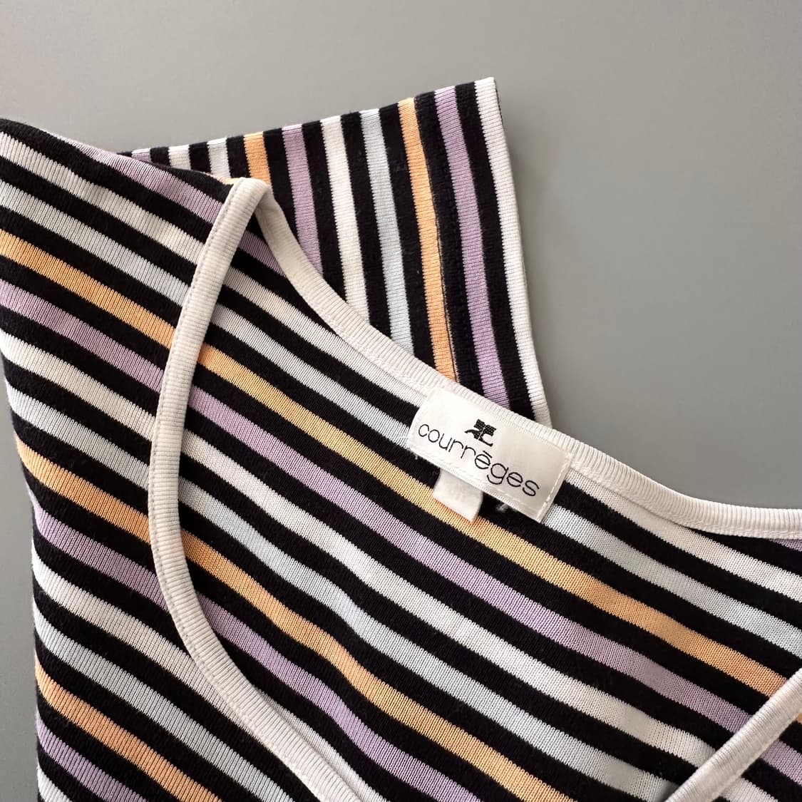 꾸레쥬 courreges 로고 반팔 티셔츠 상품이미지7