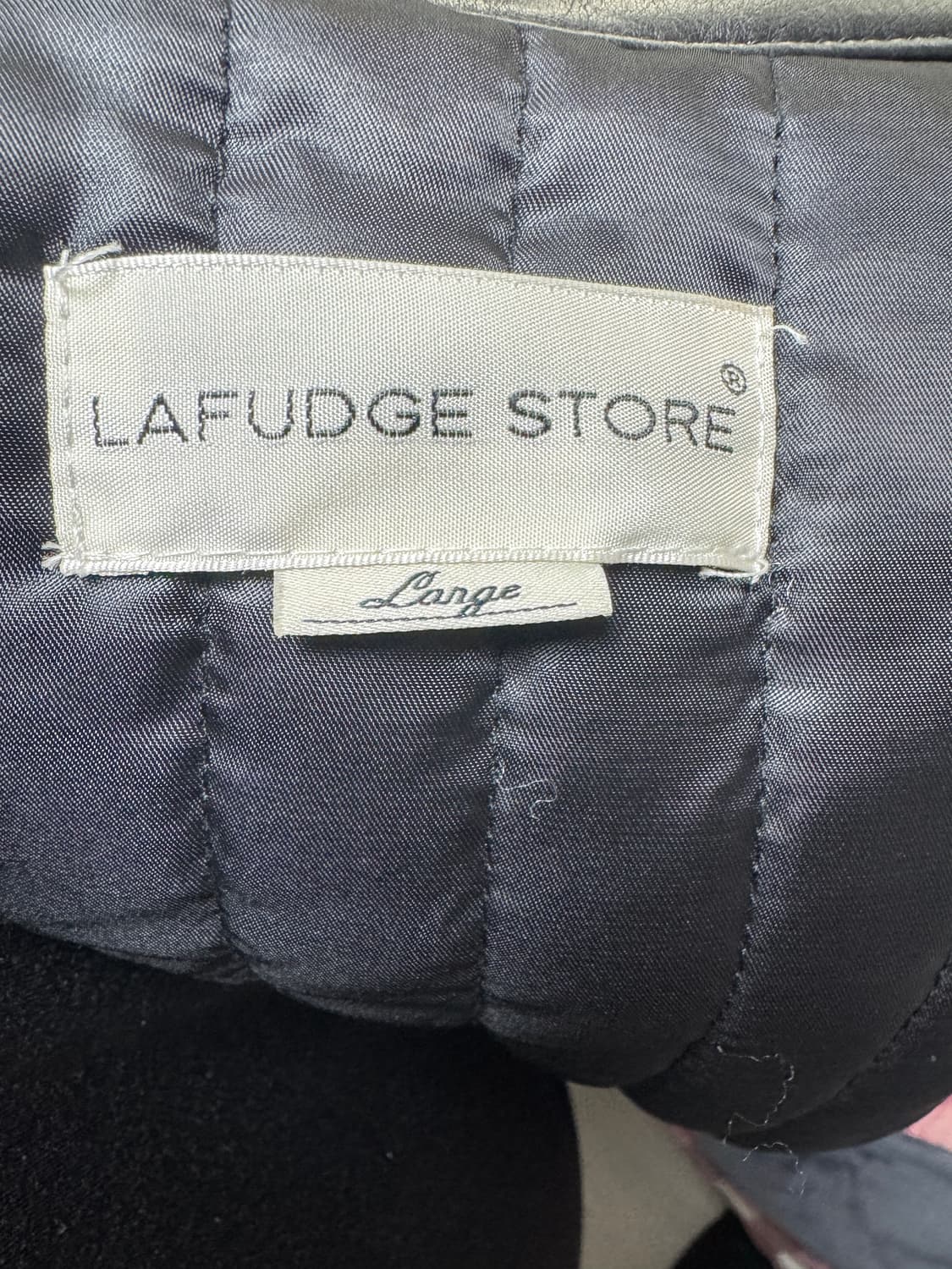 라퍼지스토어 버프워시 버핑레더 바이커 자켓 상품이미지3