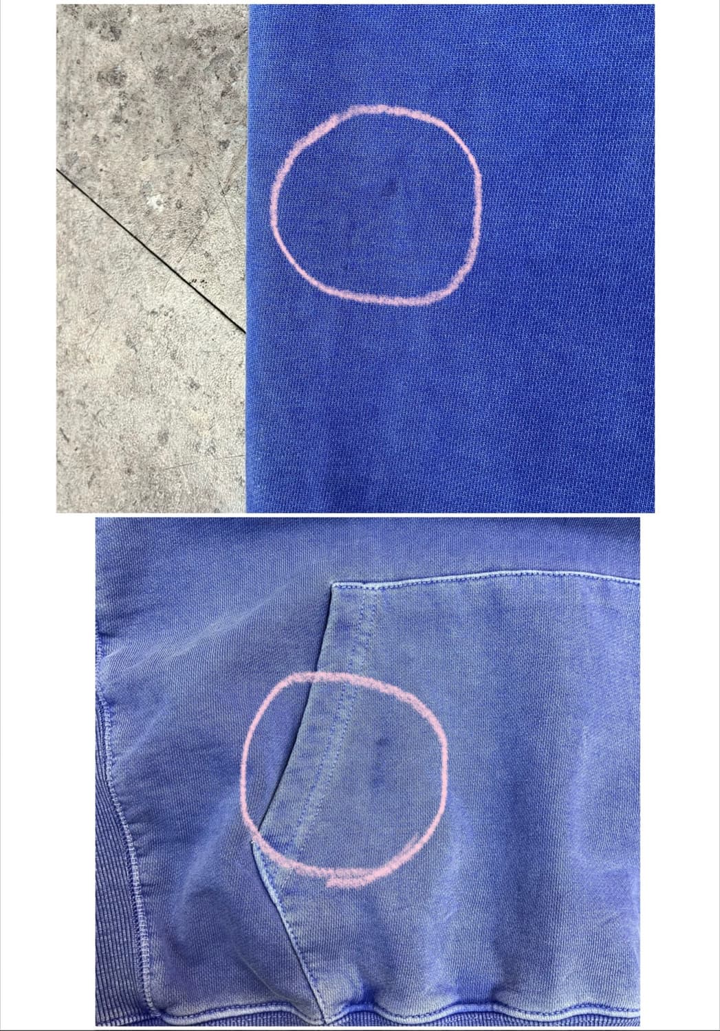 비헤비어 후드티 마젠타 블루 #csz3686 상품이미지5