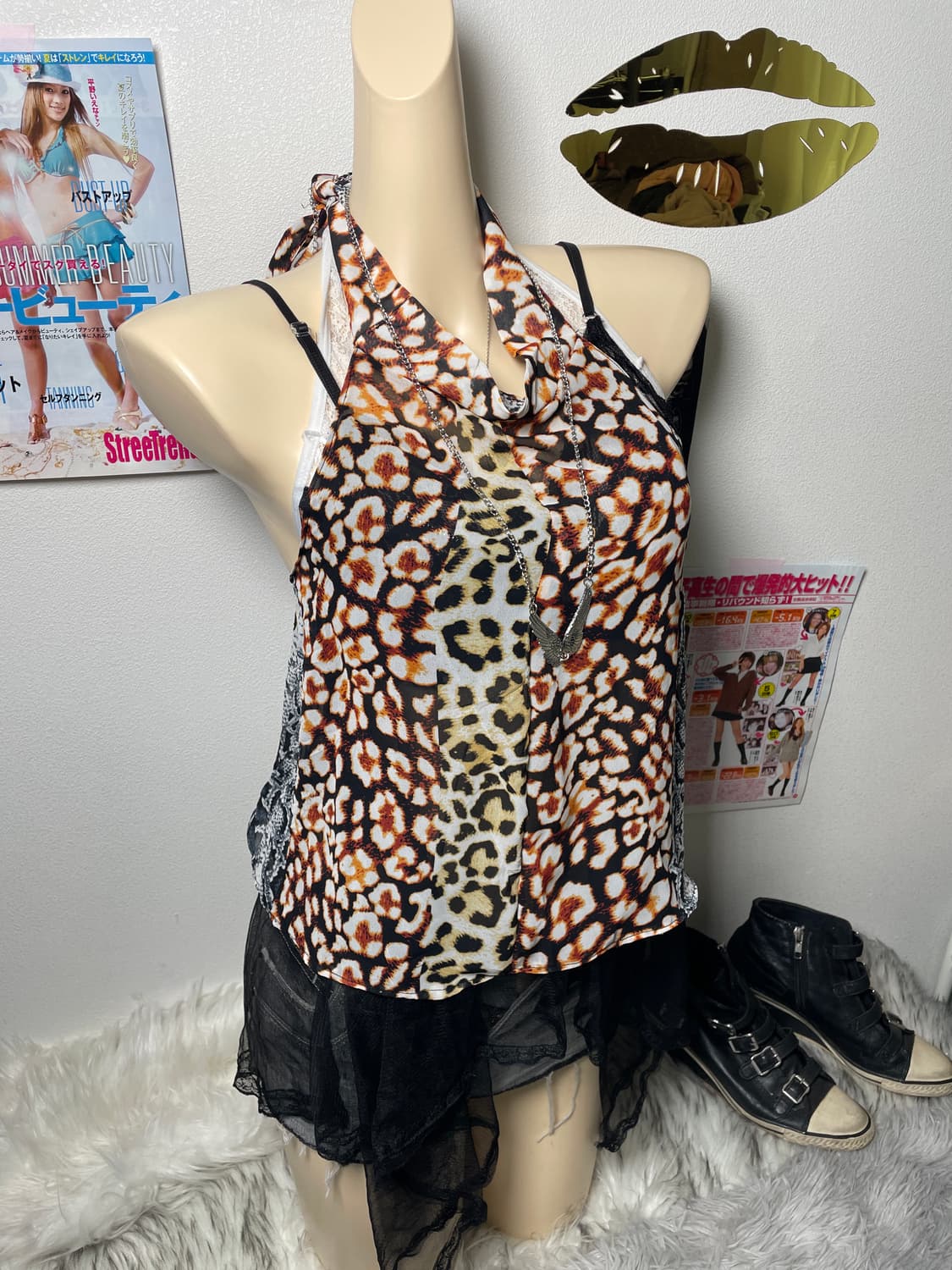 오네갸루 홀터 슬리브리스 세트(2pcs) 상품이미지1