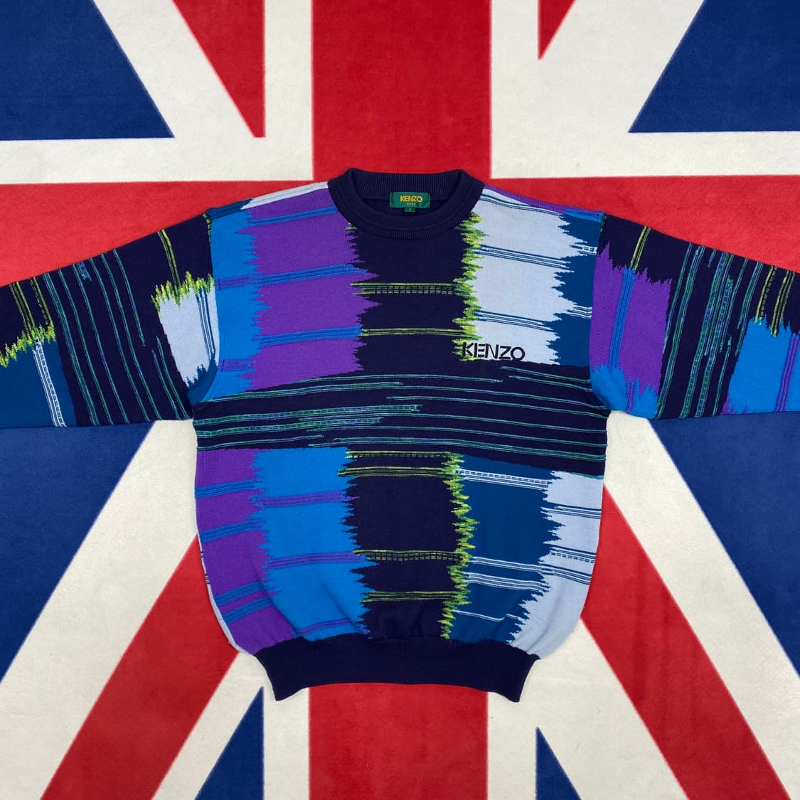 겐조 골프 니트 3 실측 M-L  상품이미지3