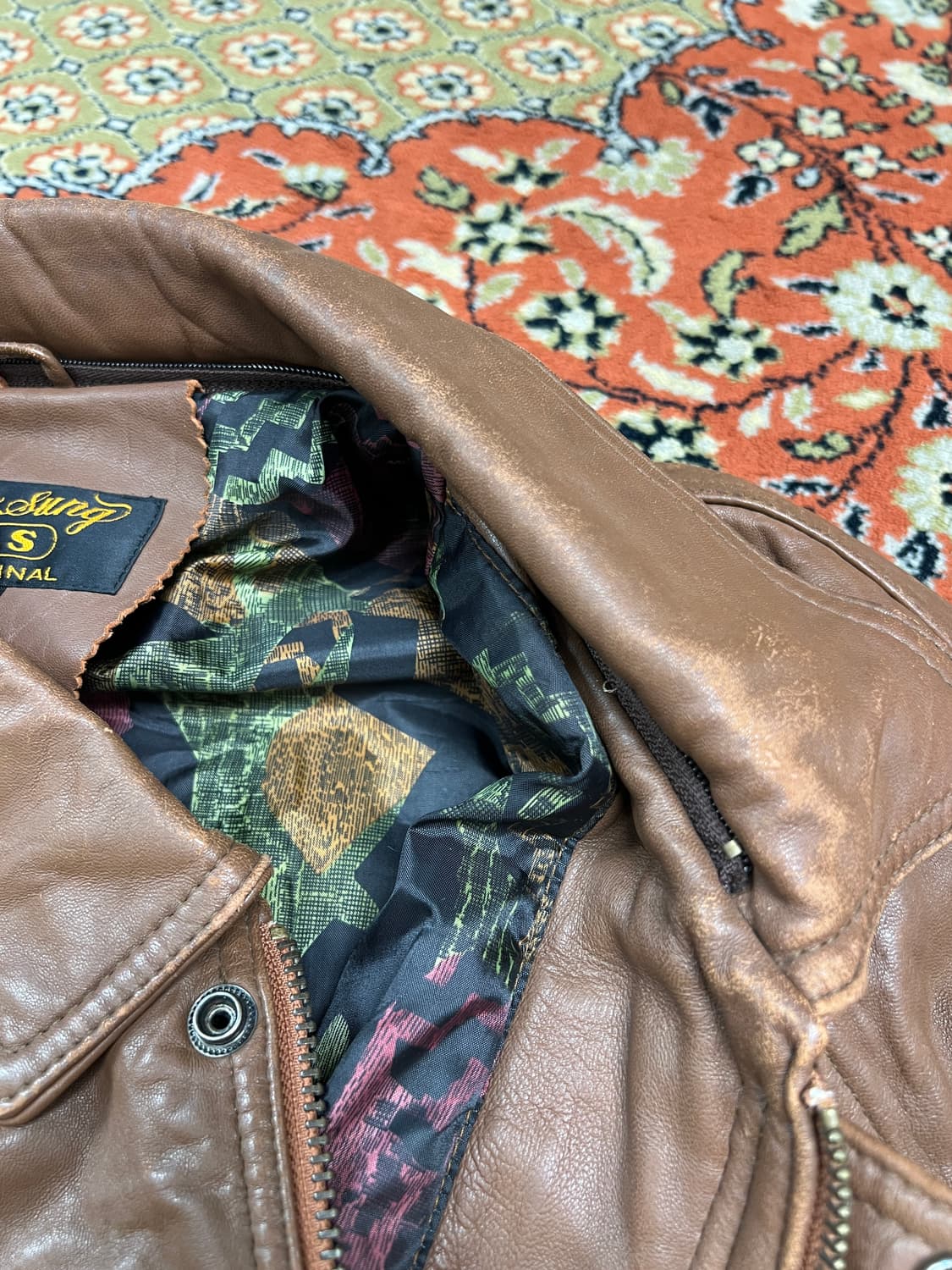 [L] W.S 브라운 리얼레더 램스킨 가죽자켓 상품이미지10