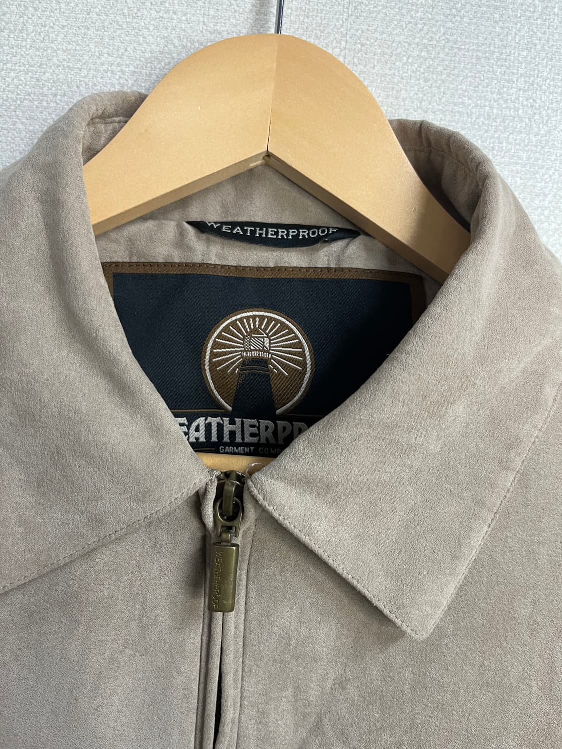 웨더프루프 스웨이드 블루종 자켓 상품이미지4