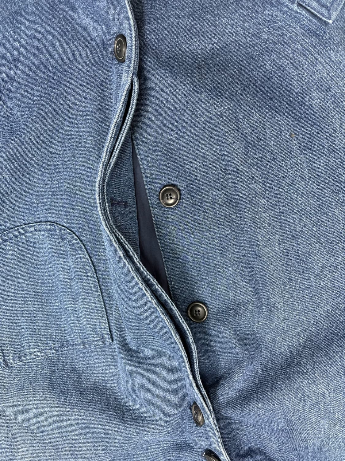 어나더오피스 데님 롱자켓 상품이미지5