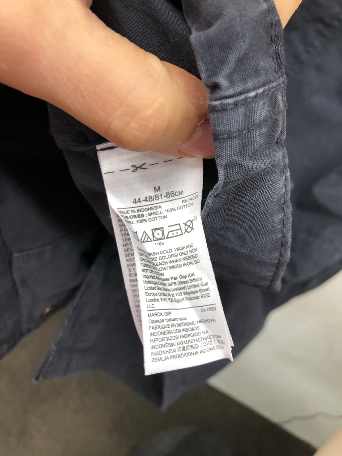 갭 필드 자켓 블랙 상품이미지4