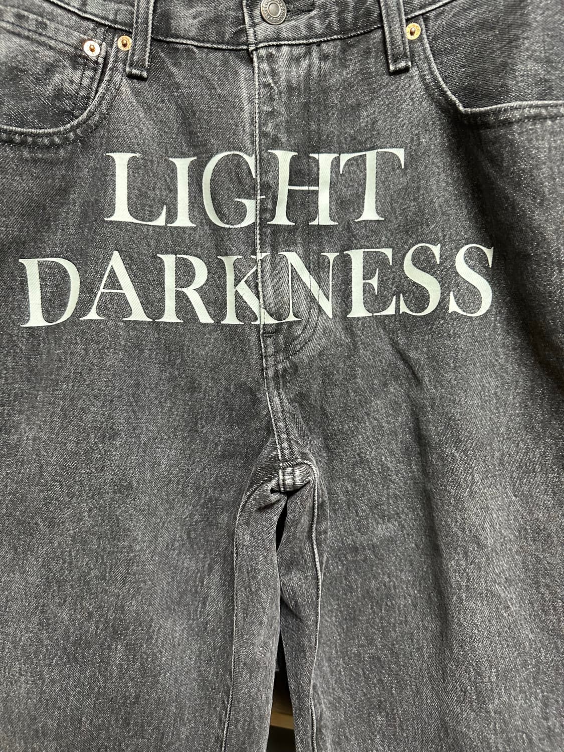 언더커버 x 리바이스 UC1E9502 팬츠 블랙 상품이미지4