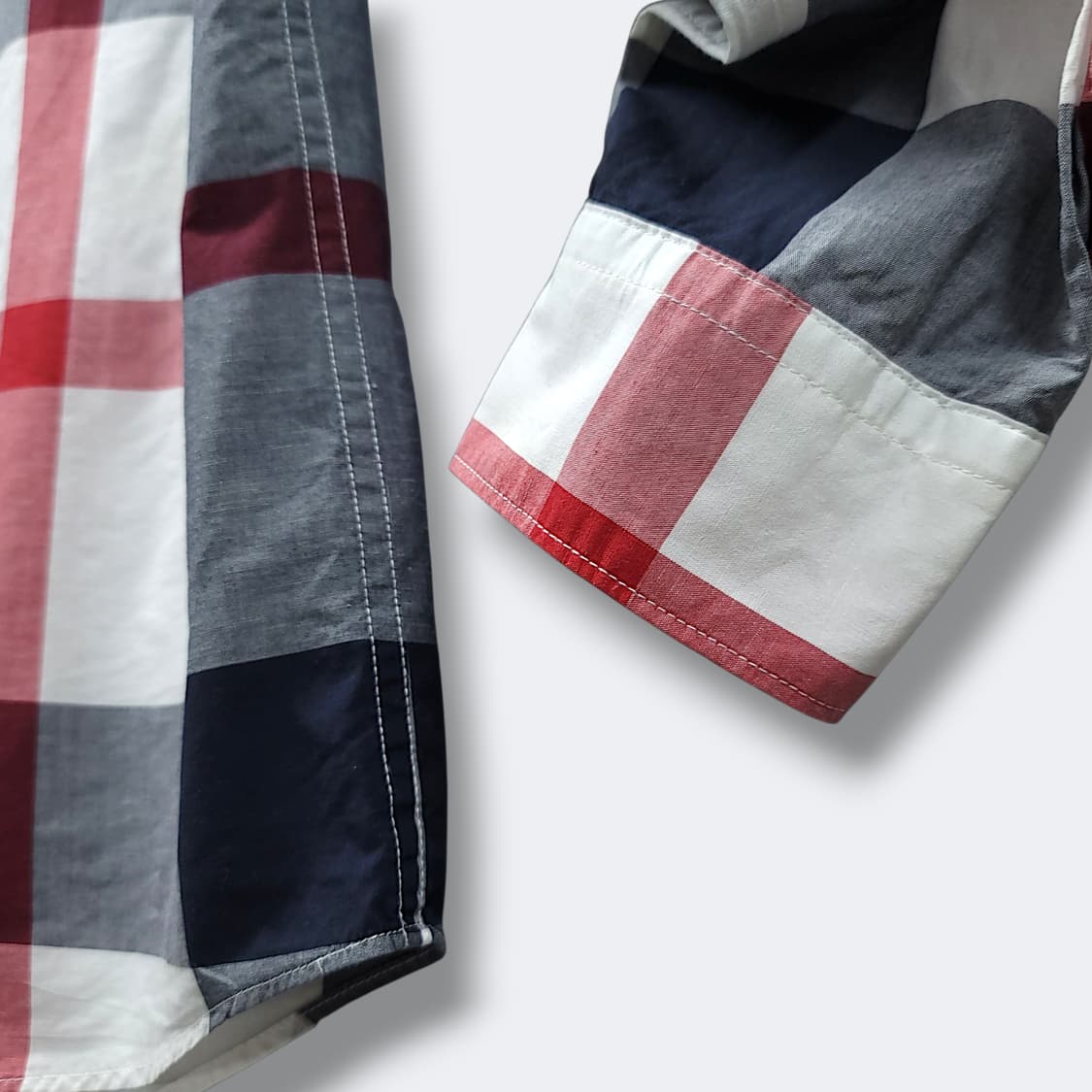 [105] 헤지스 멀티체크 코튼 긴팔셔츠 상품이미지6