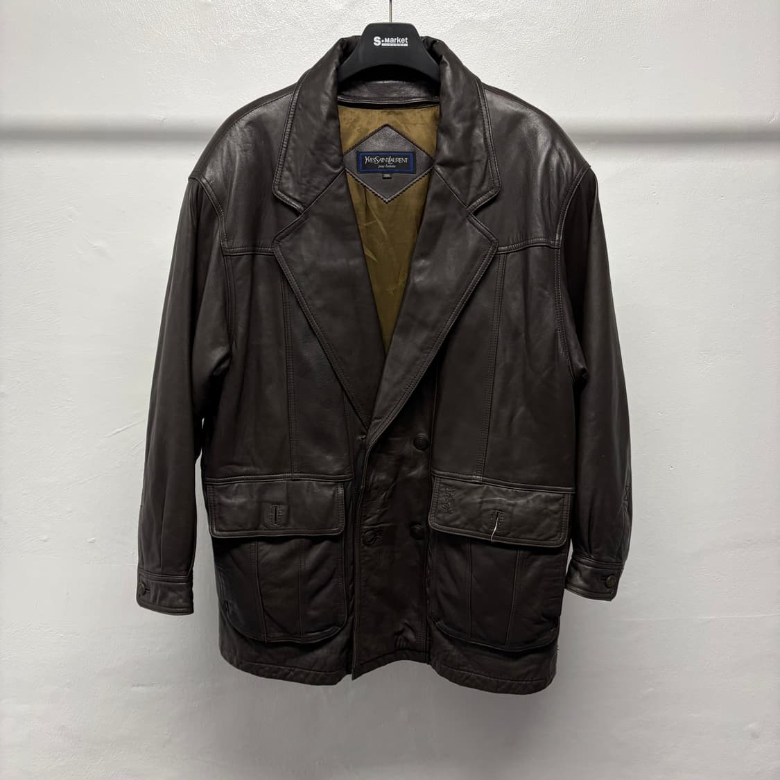 입생로랑 램스킨 자켓 상품이미지1